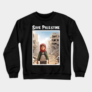 save palestine Crewneck Sweatshirt